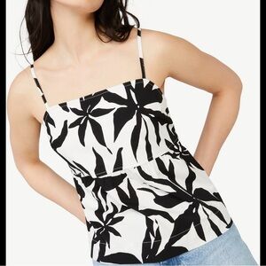 Free Asembly Black and White Floral Women's Top